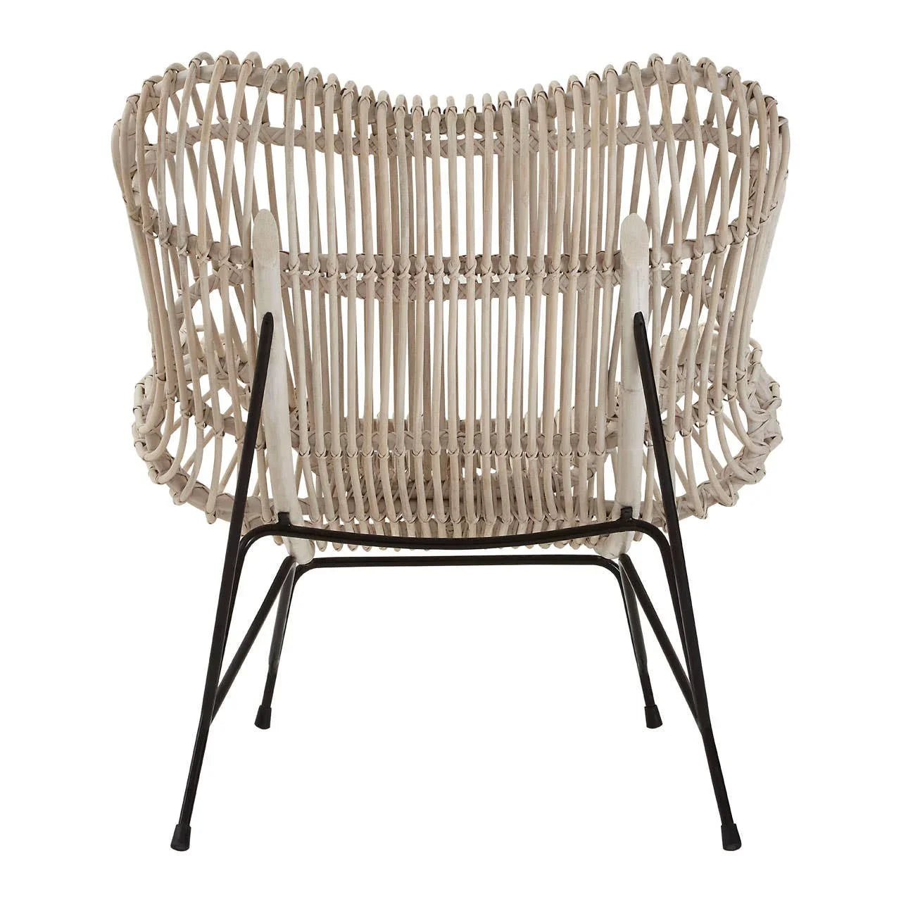 Rattan Cage Accent Chair