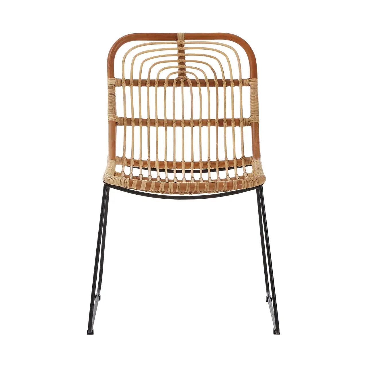 Natural Rattan Accent Chair