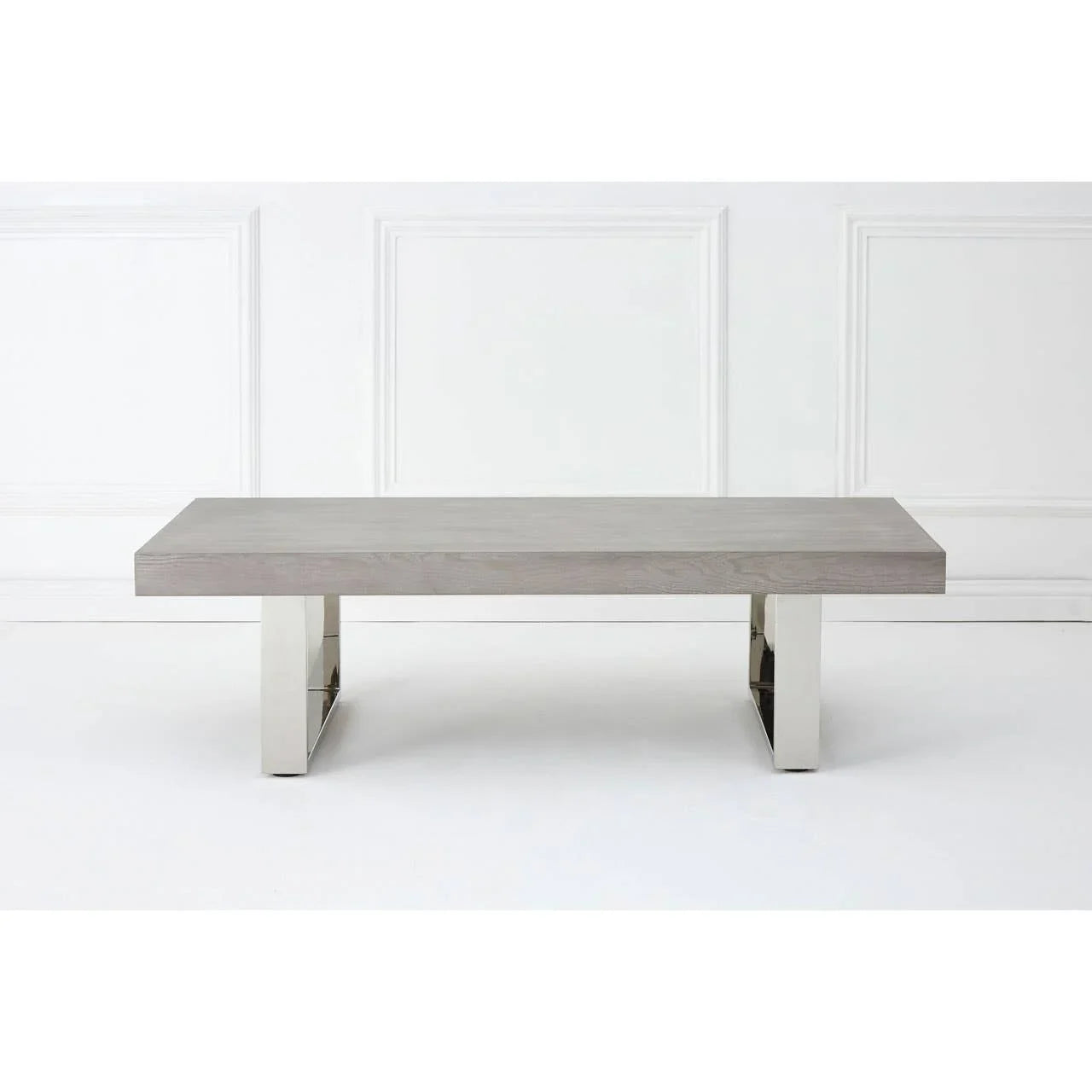 Grey Elm Wood Coffee Table