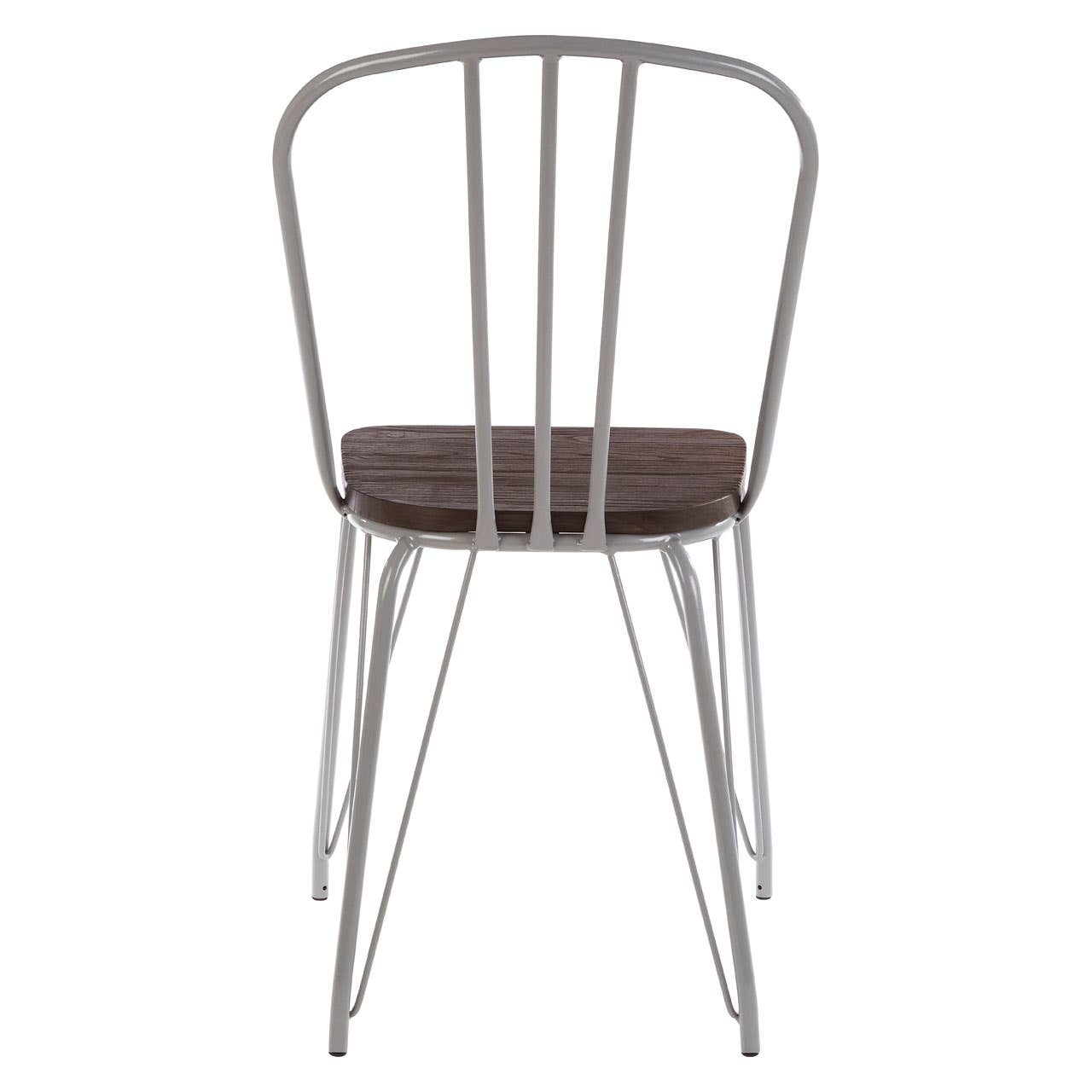 Rustic Metal & Wood Chair