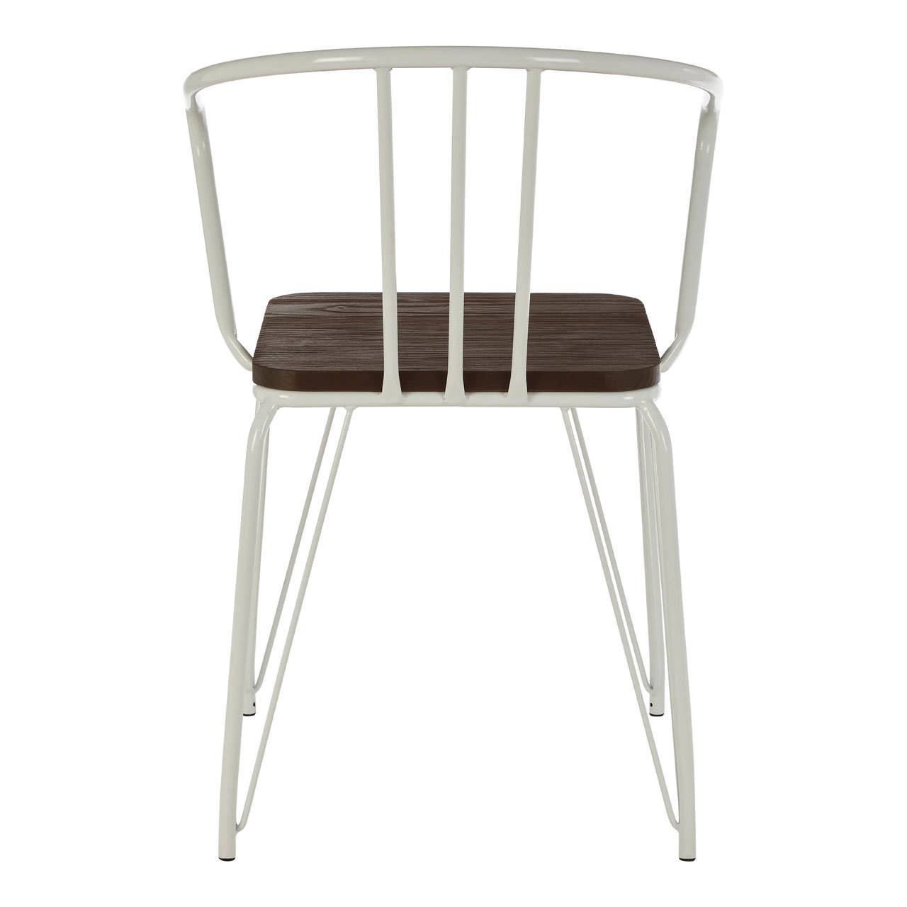 Modern Metal & Elm Chair