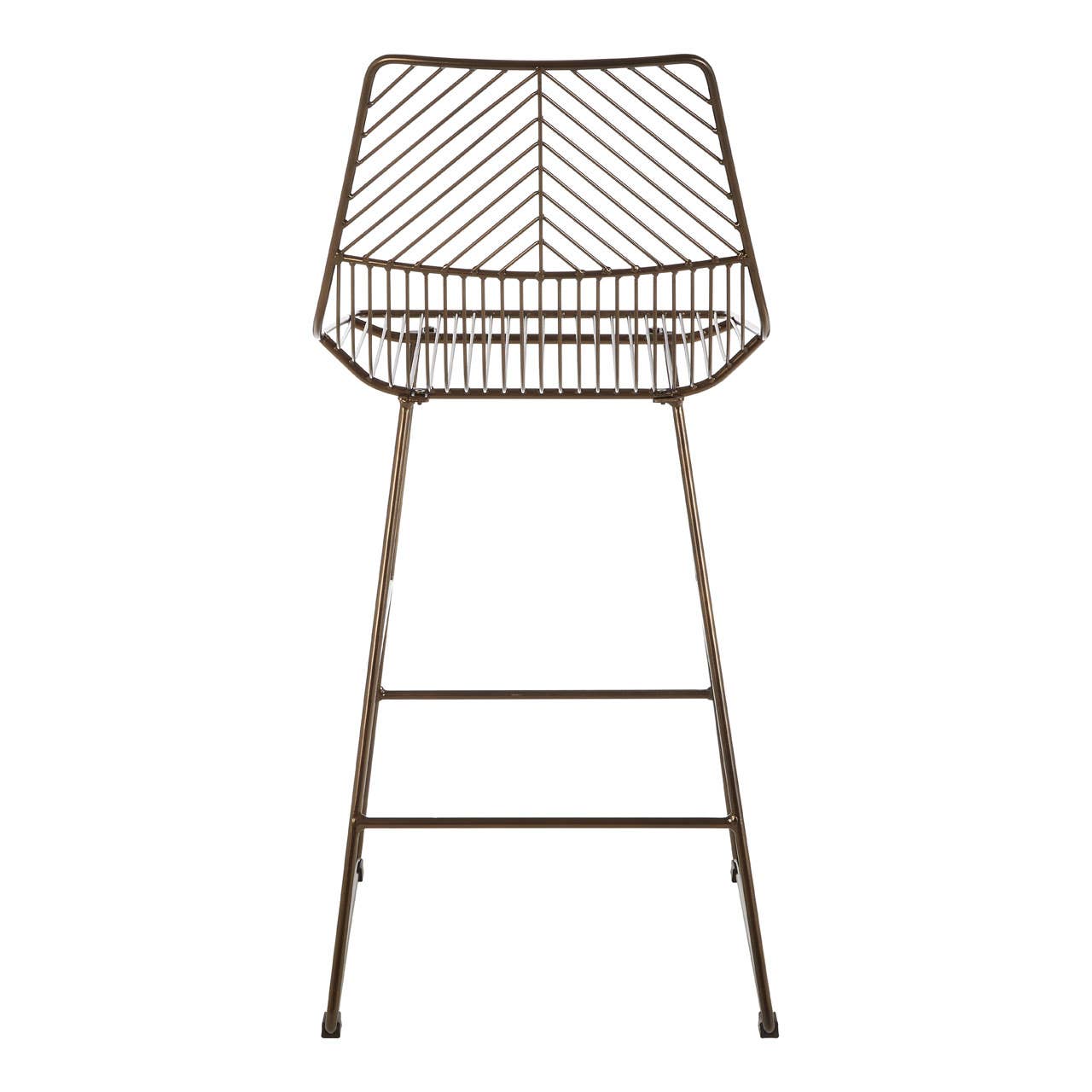 Leaf Design Wire Bar Chair