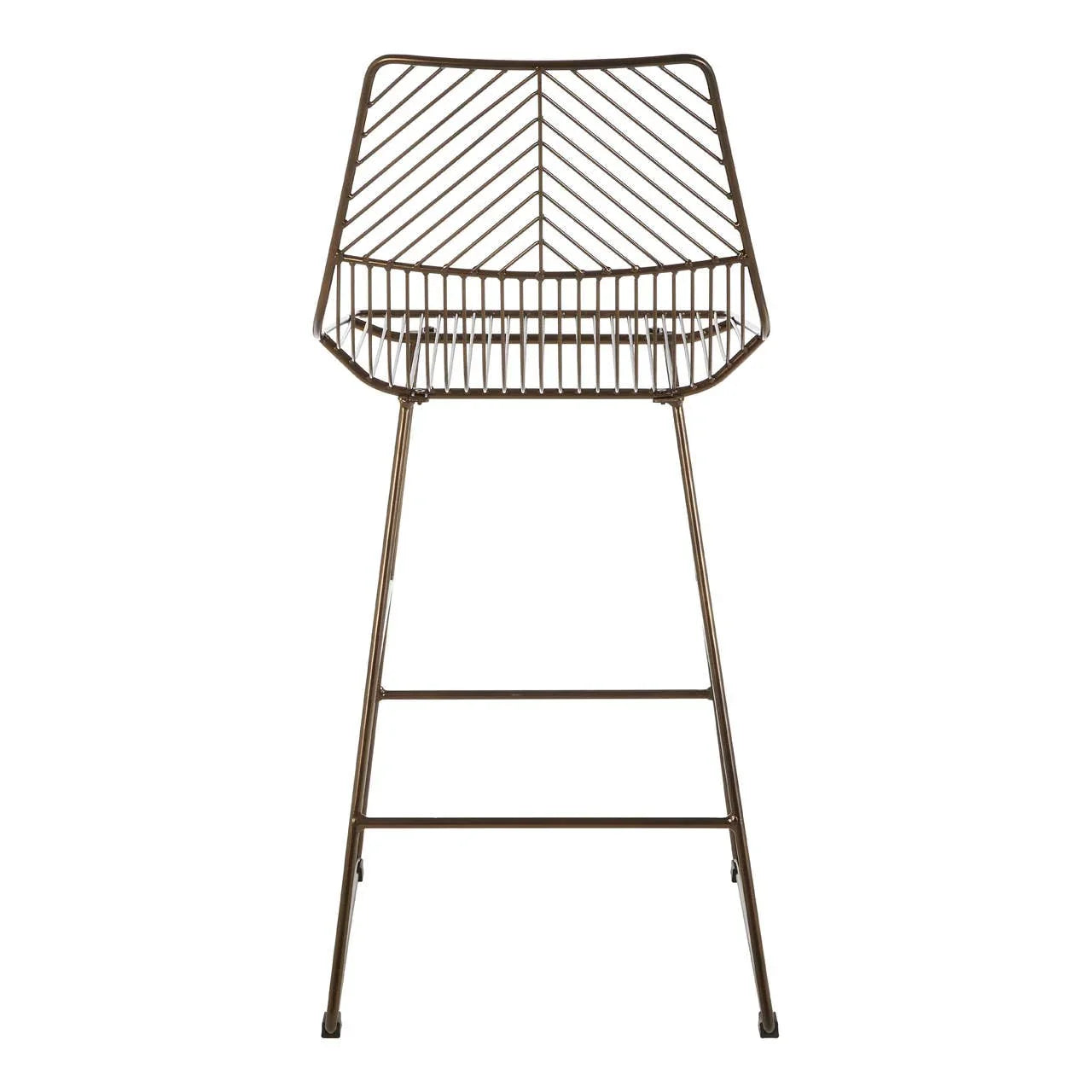 Leaf Design Wire Bar Chair