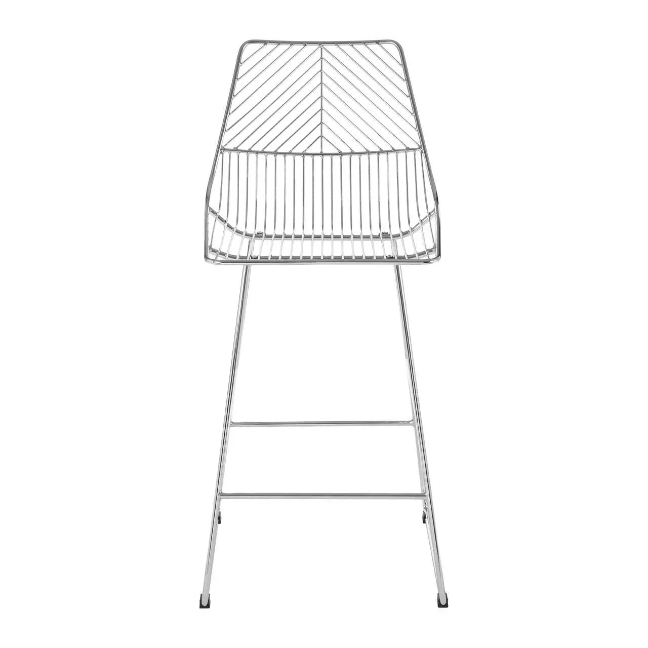 Leaf Design Wire Bar Chair