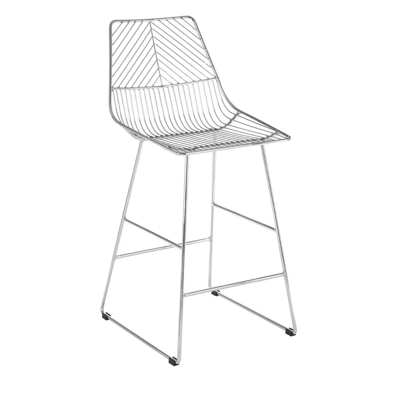 Leaf Design Wire Bar Chair