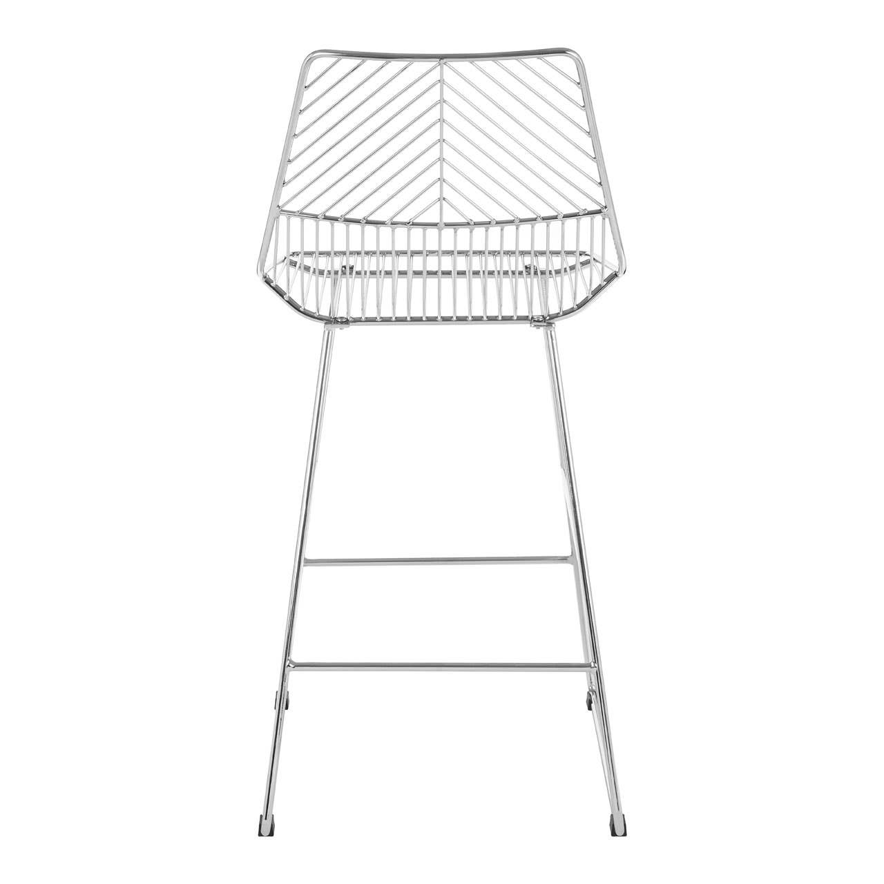 Leaf Design Wire Bar Chair