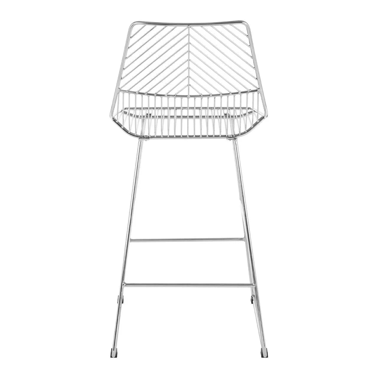 Leaf Design Wire Bar Chair