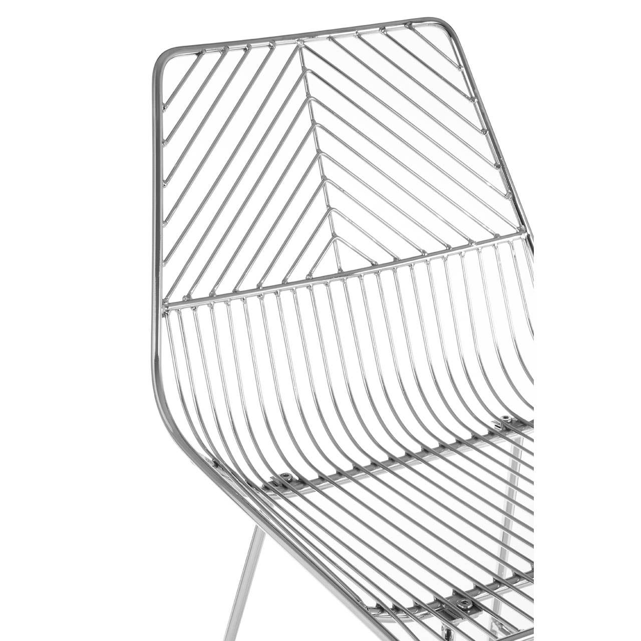 Leaf Design Wire Bar Chair