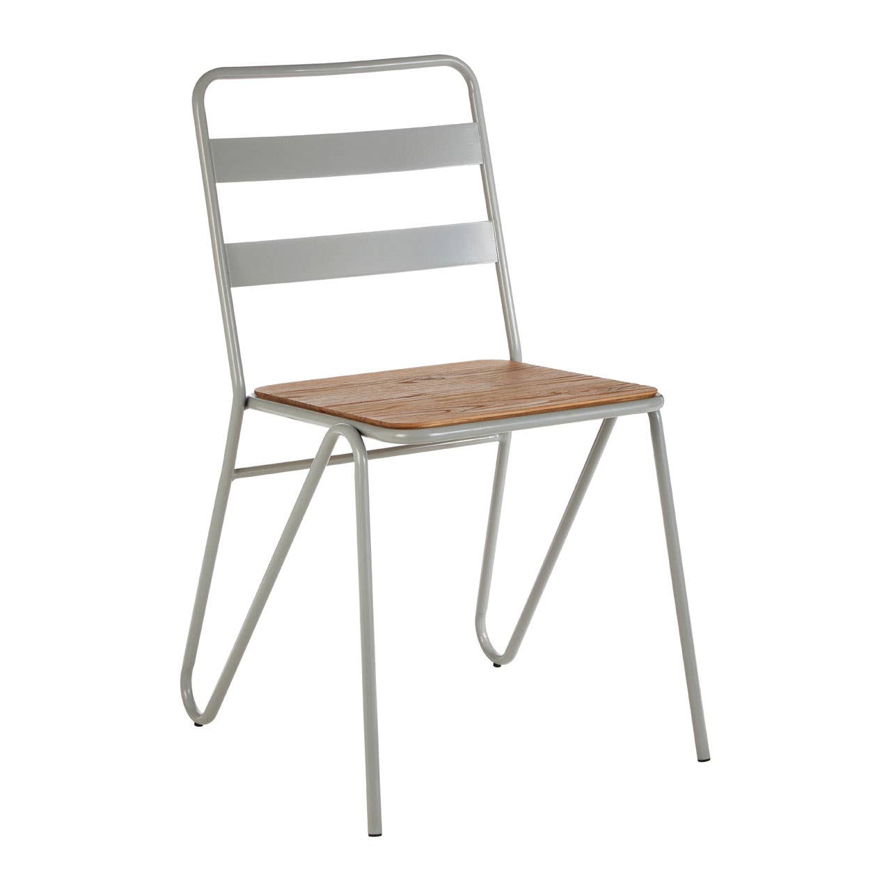 Urban Chic Wood Metal Chair