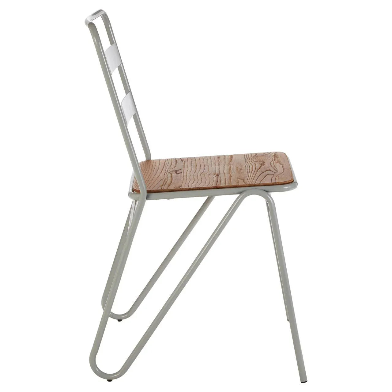 Urban Chic Wood Metal Chair