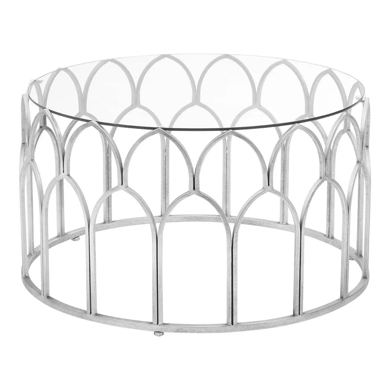 Silver Leaf Iron Coffee Table