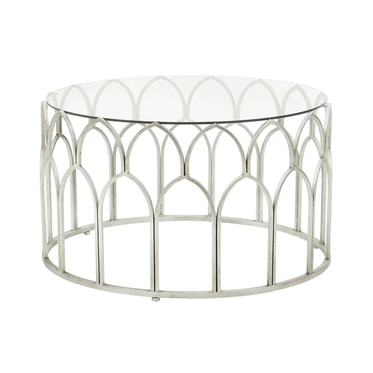 Silver Leaf Iron Coffee Table