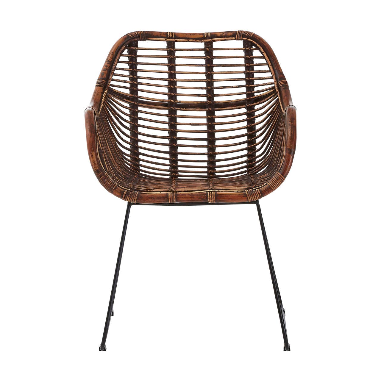 Rattan Strip Accent Chair