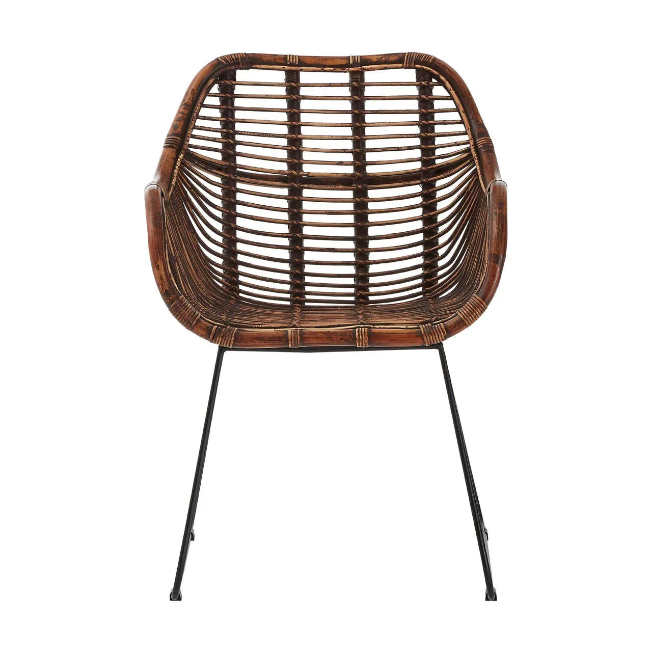 Rattan Strip Accent Chair