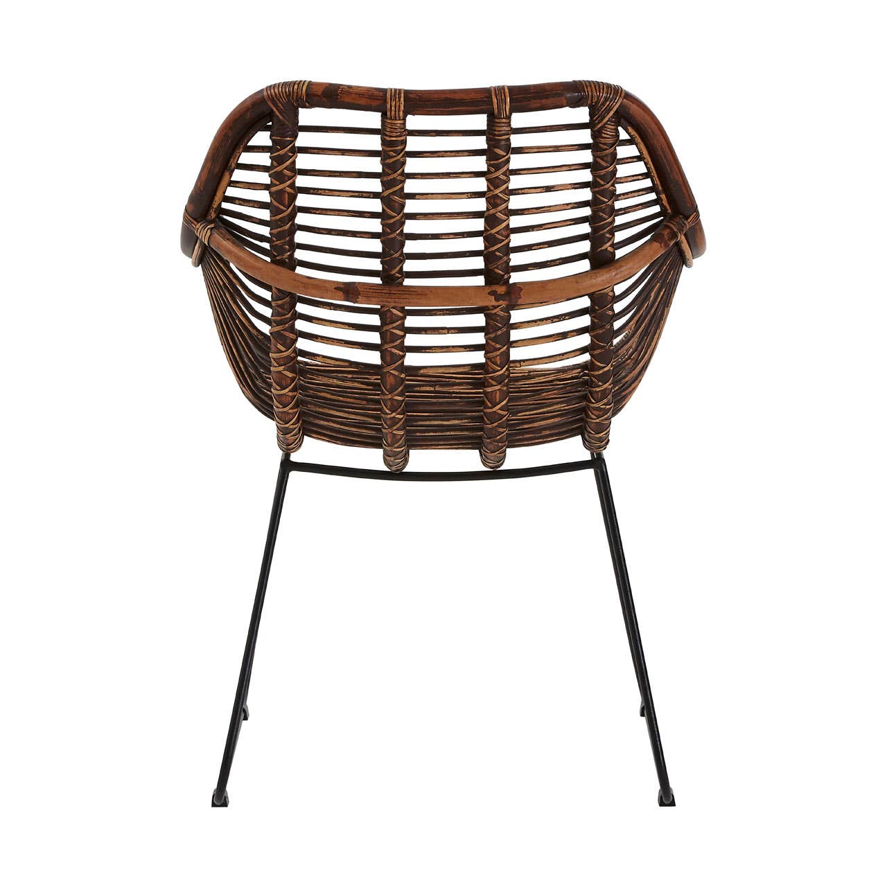 Rattan Strip Accent Chair