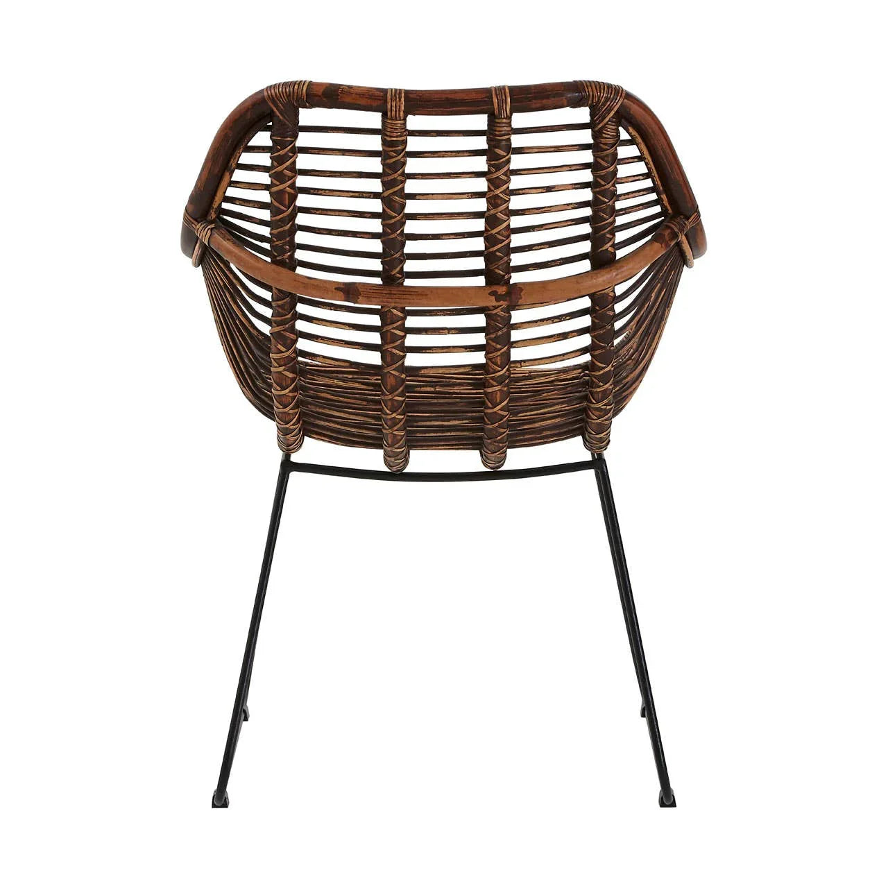 Rattan Strip Accent Chair