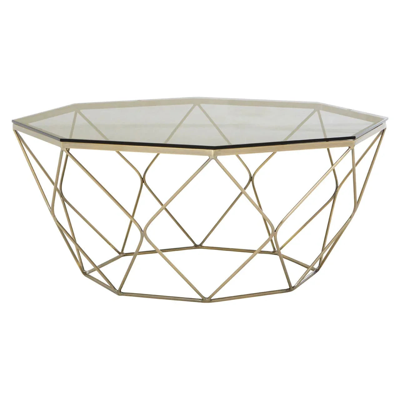 Hexagon Nickel Coffee Table