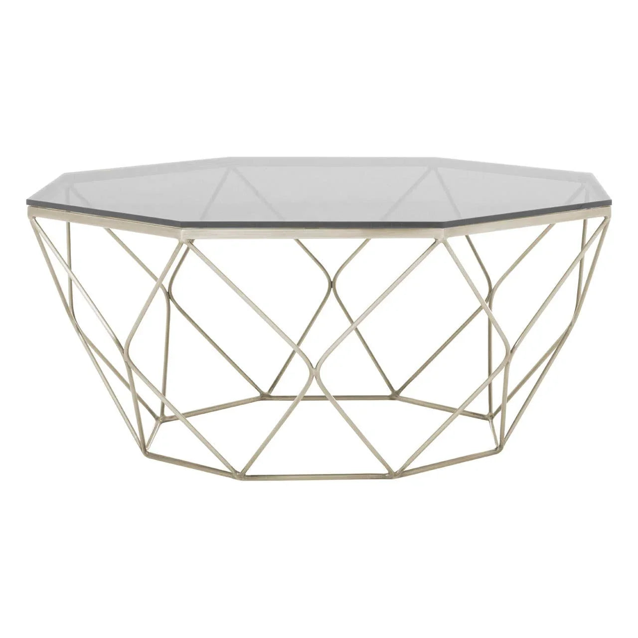 Hexagon Nickel Coffee Table