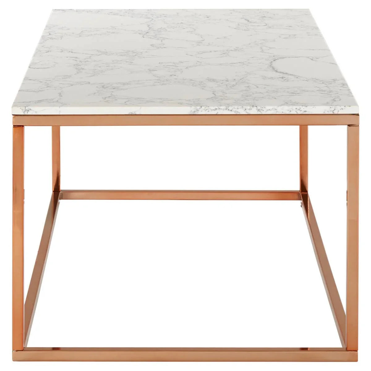 Rose Gold Marble Coffee Table