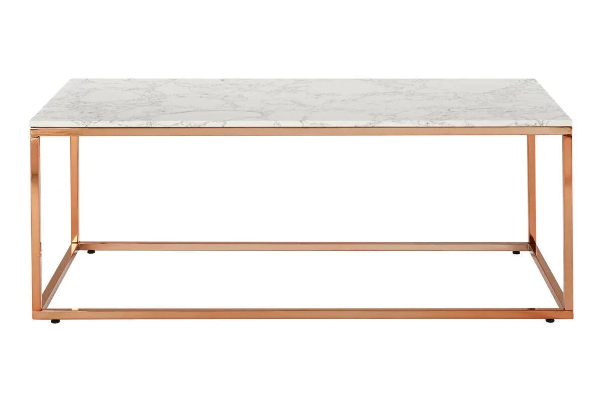 Rose Gold Marble Coffee Table
