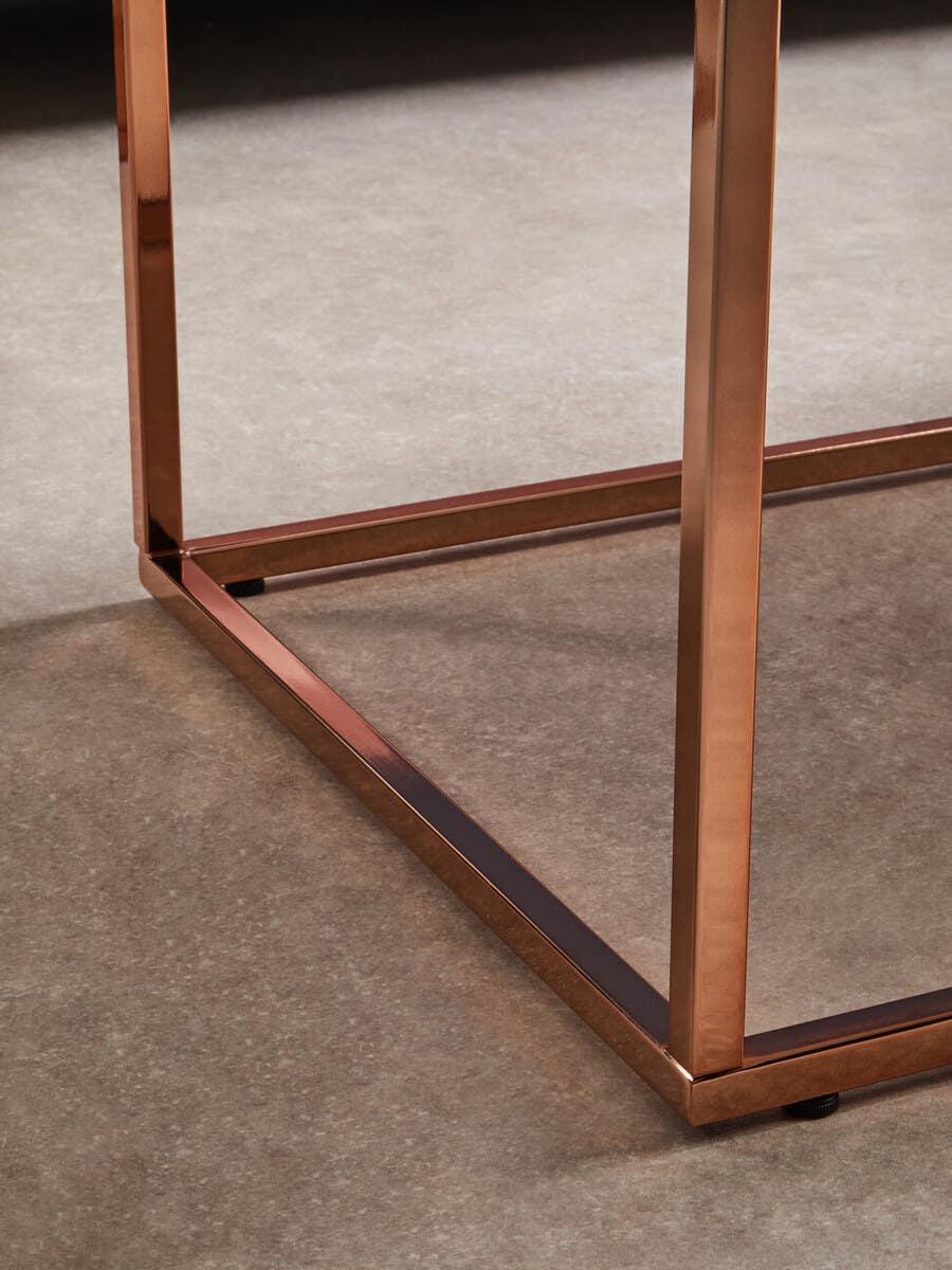 Rose Gold Marble Coffee Table