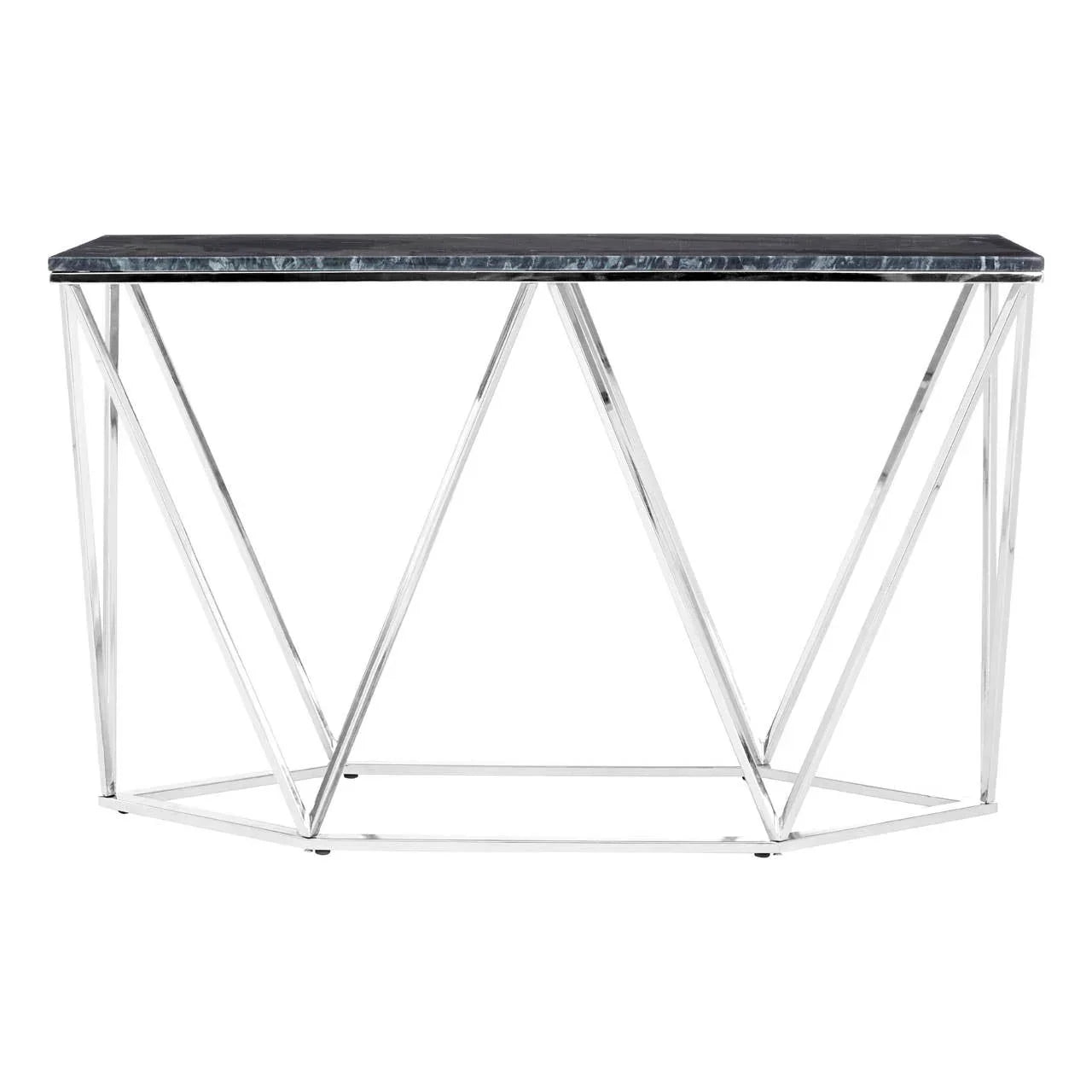 Luxury Prism Metal Console Table