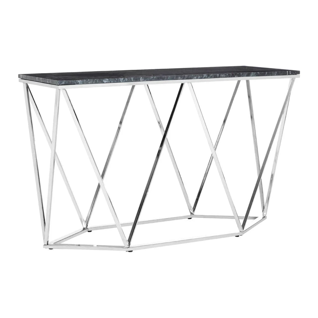 Luxury Prism Metal Console Table