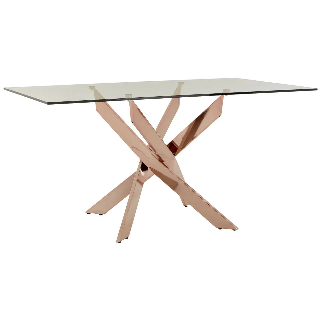 Luxe Rose Gold Dining Table