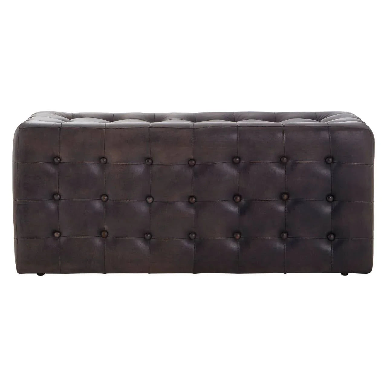 Luxe Leather Bench