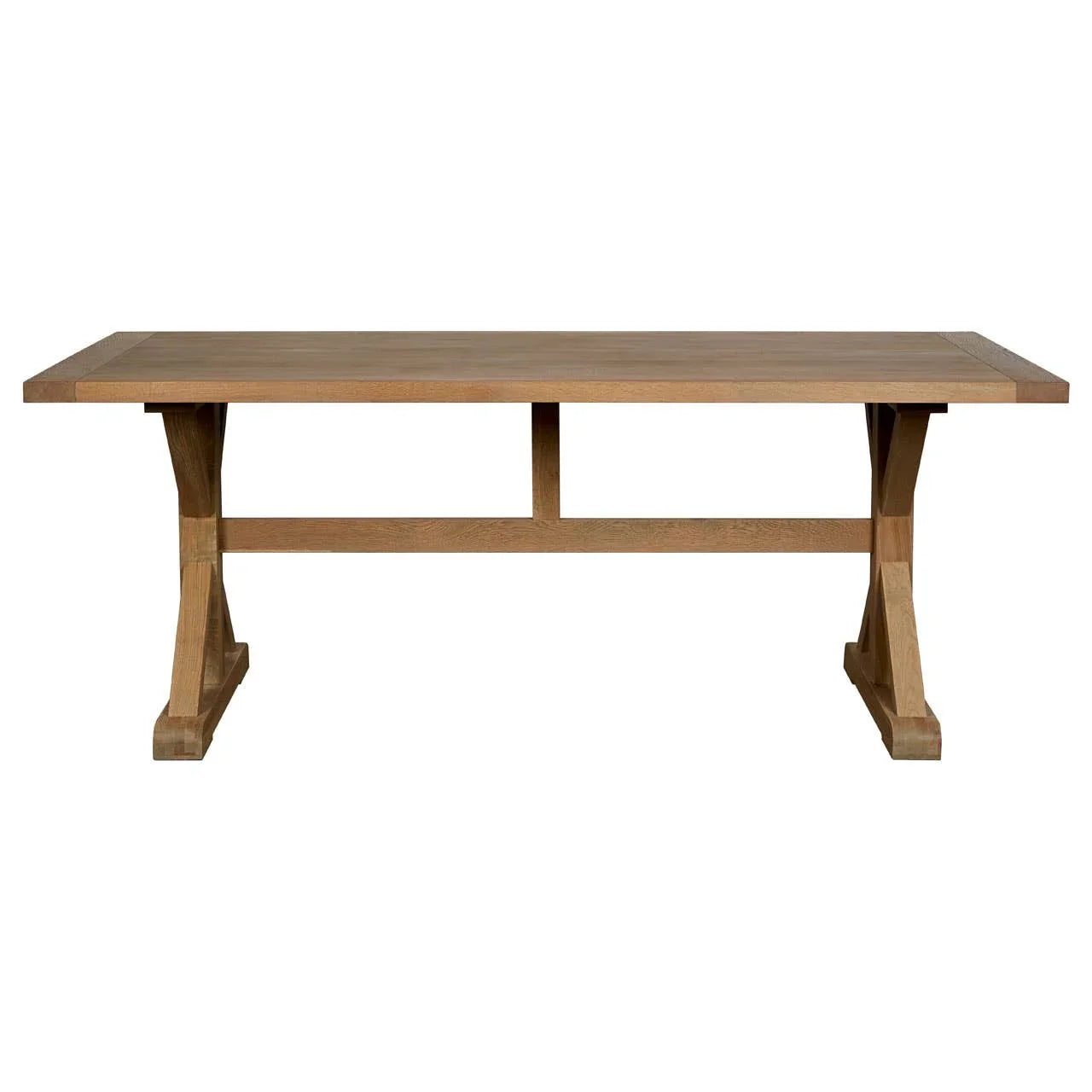Lyon Grey Finish Oak Wood Dining Table