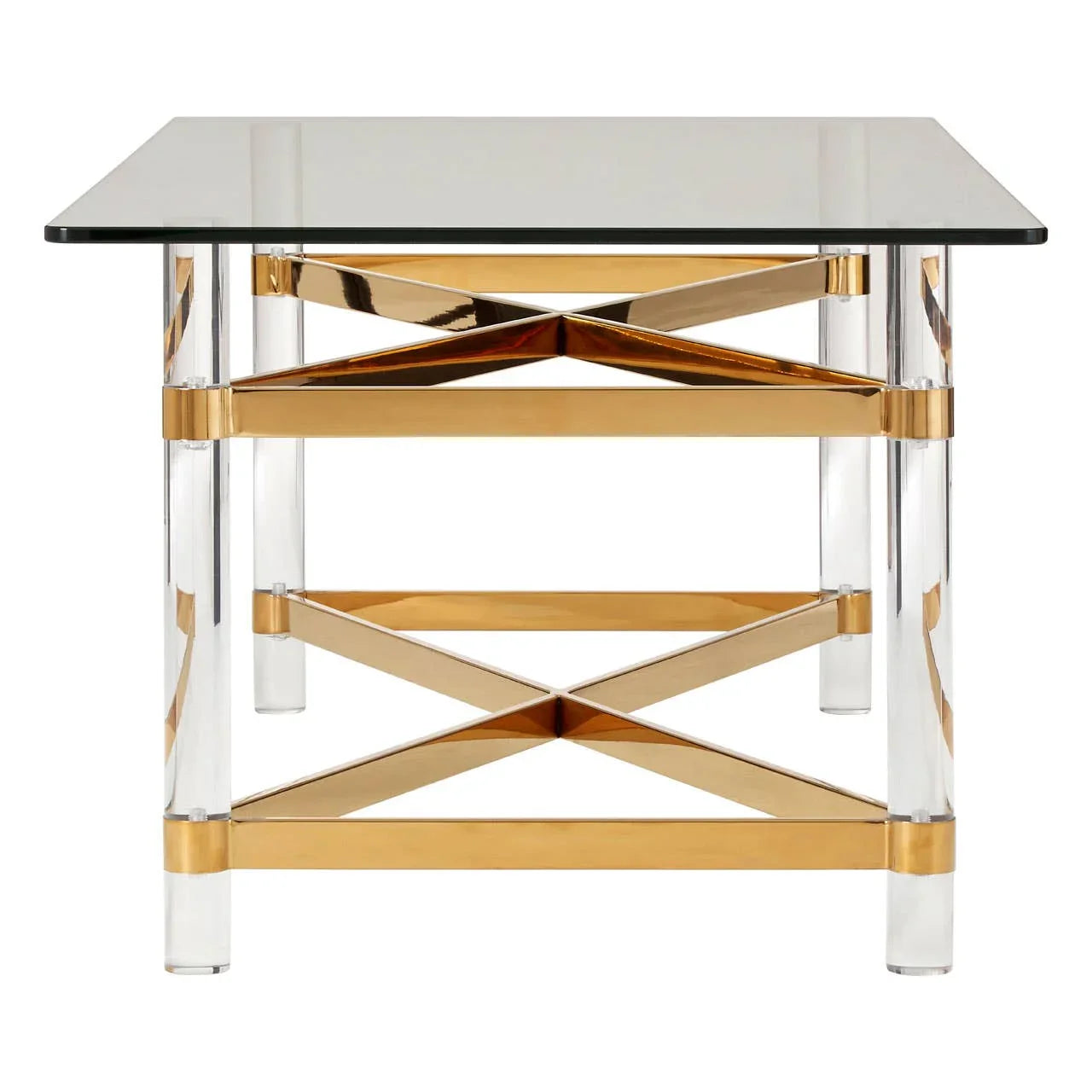 Luxe Glass Coffee Table