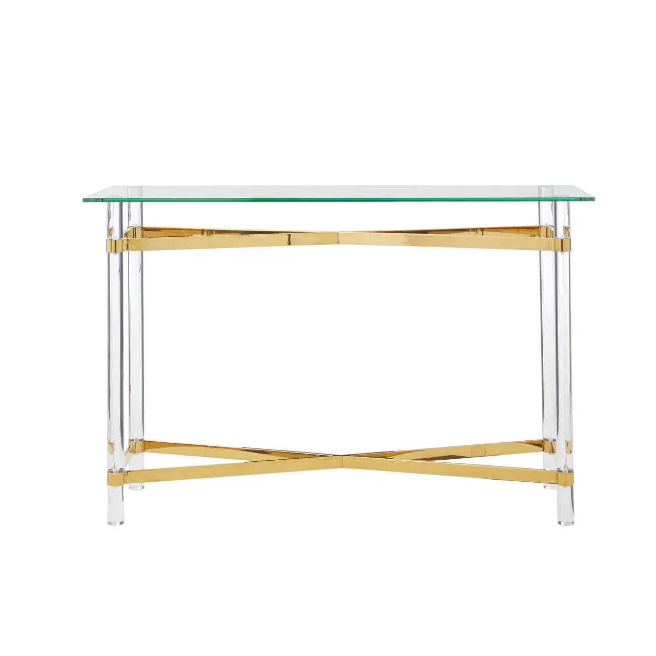 Luxury Acrylic Glass Console Elegance