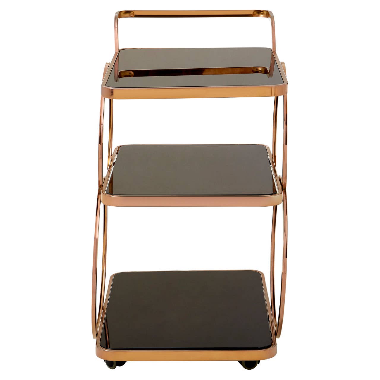 Luxe Rose Gold Drinks Trolley