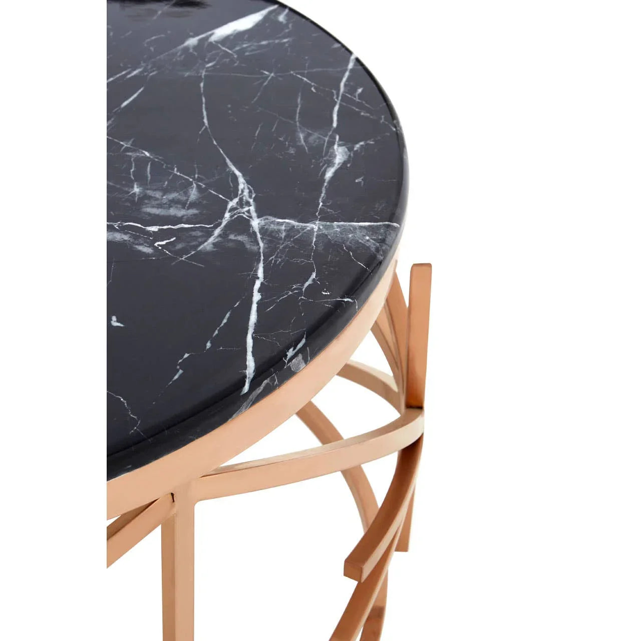Glam Marble Rose Gold Table