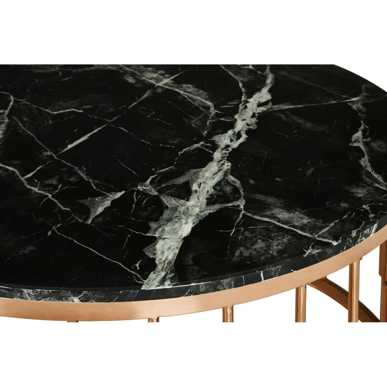 Rose Gold Marble Coffee Table