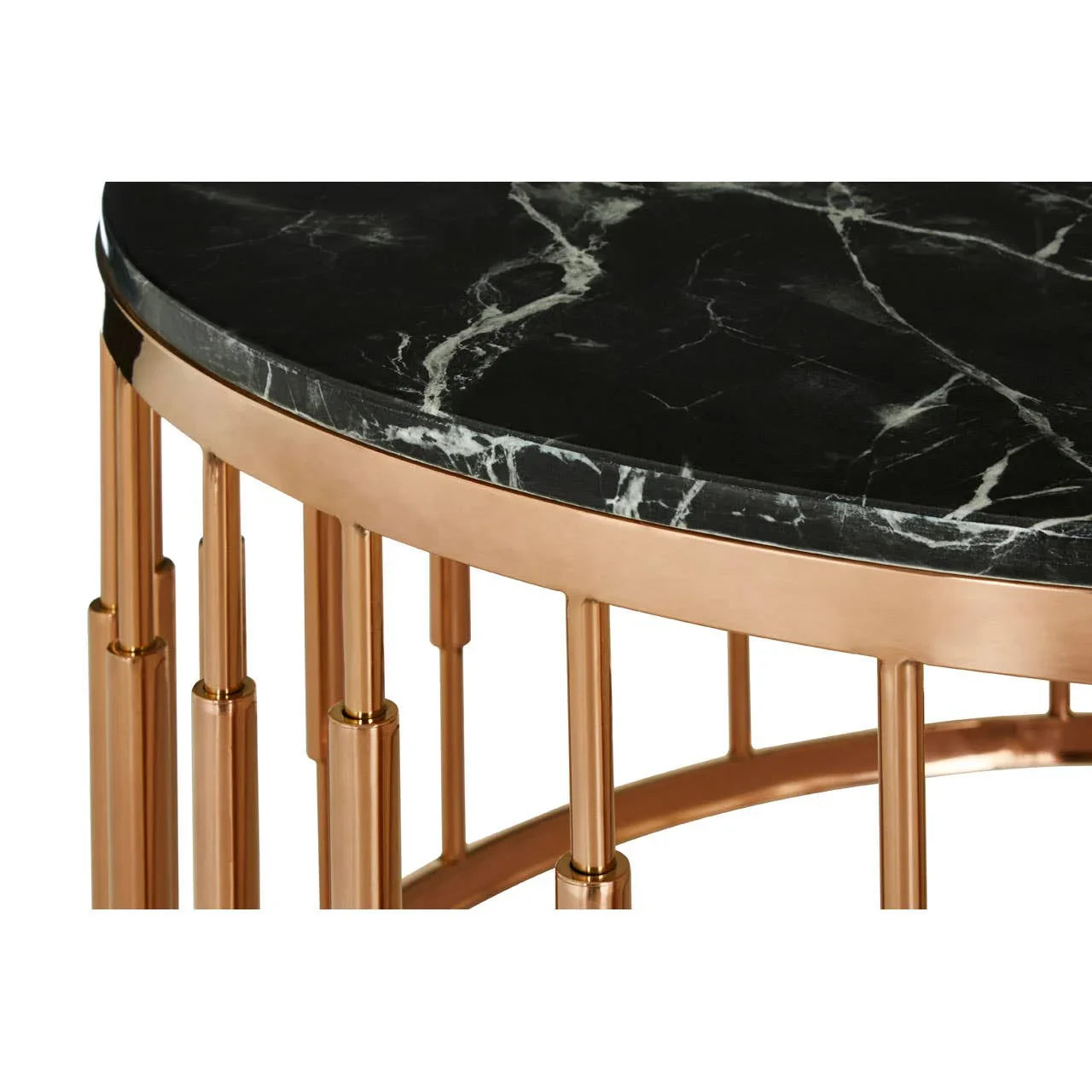 Rose Gold Marble Coffee Table