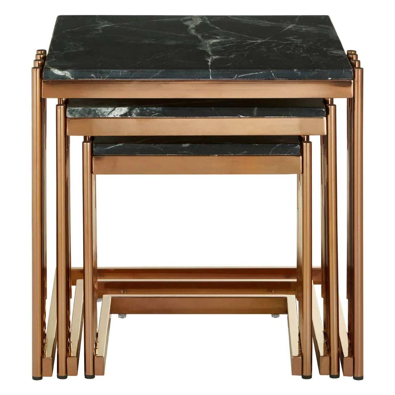 Marble Nesting Tables Set