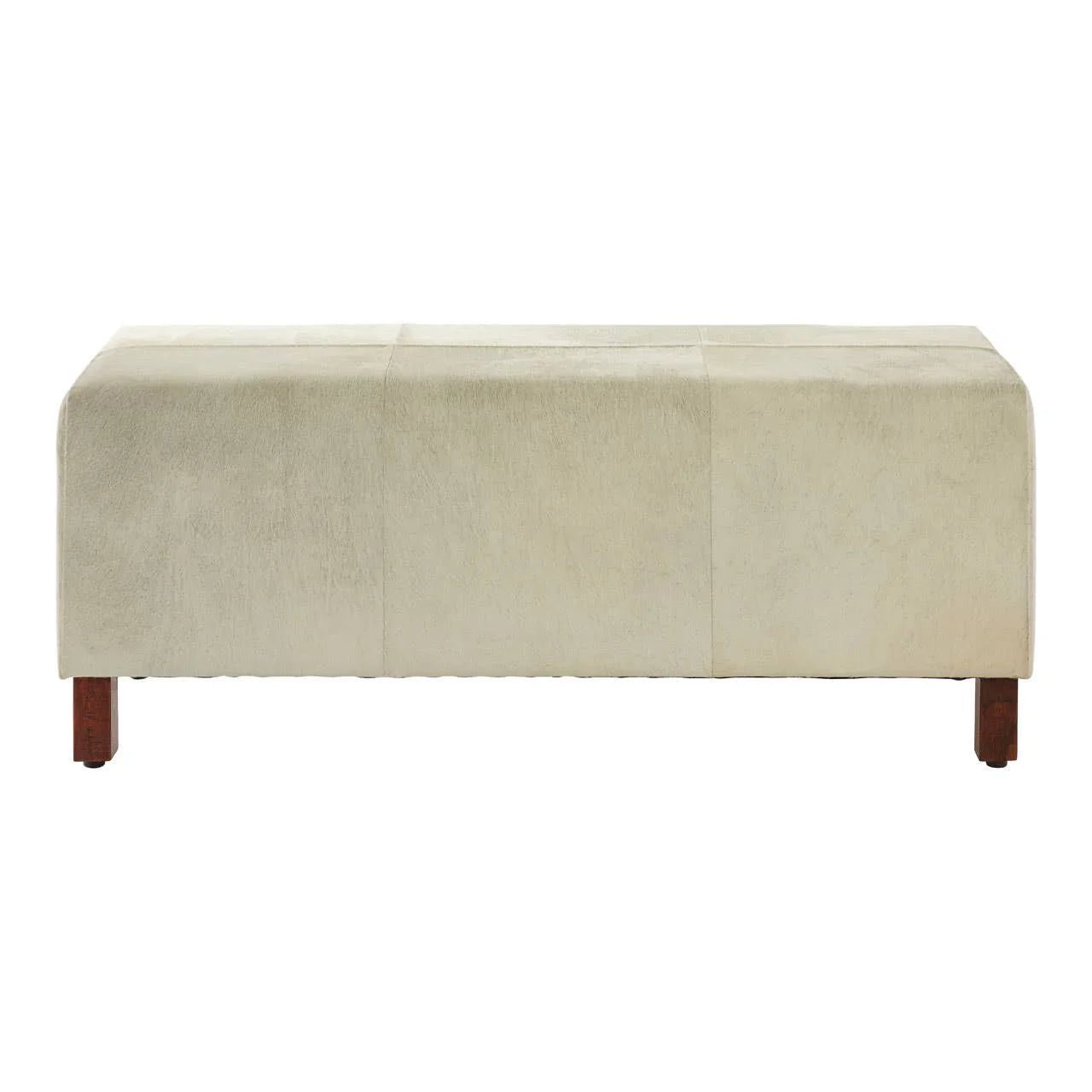 Luxe Leather Panel Bench
