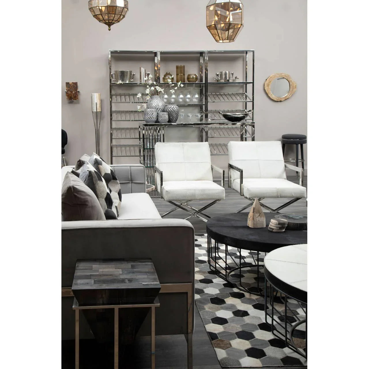 Luxe Leather Accent Chair