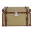 Canvas & Leather Storage Trunk
