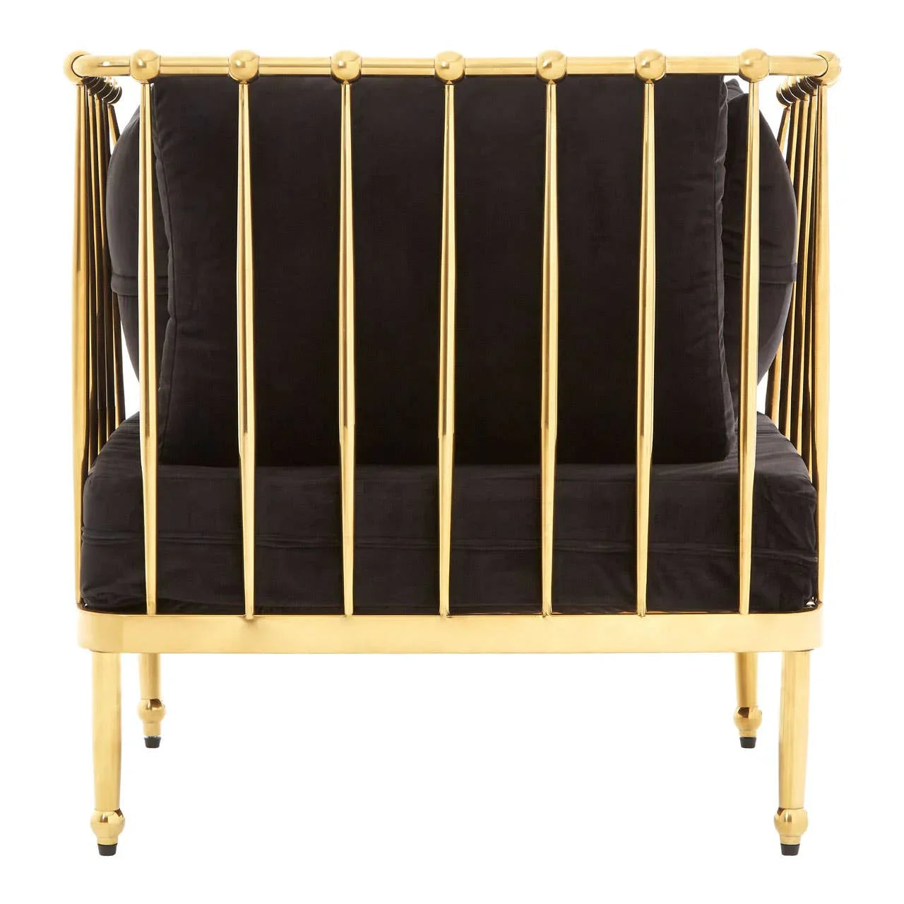 Luxe Gold Velvet Chair