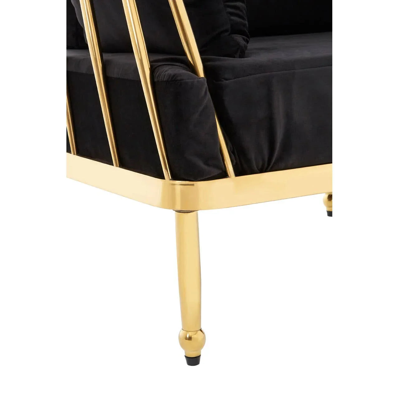 Luxe Gold Velvet Chair
