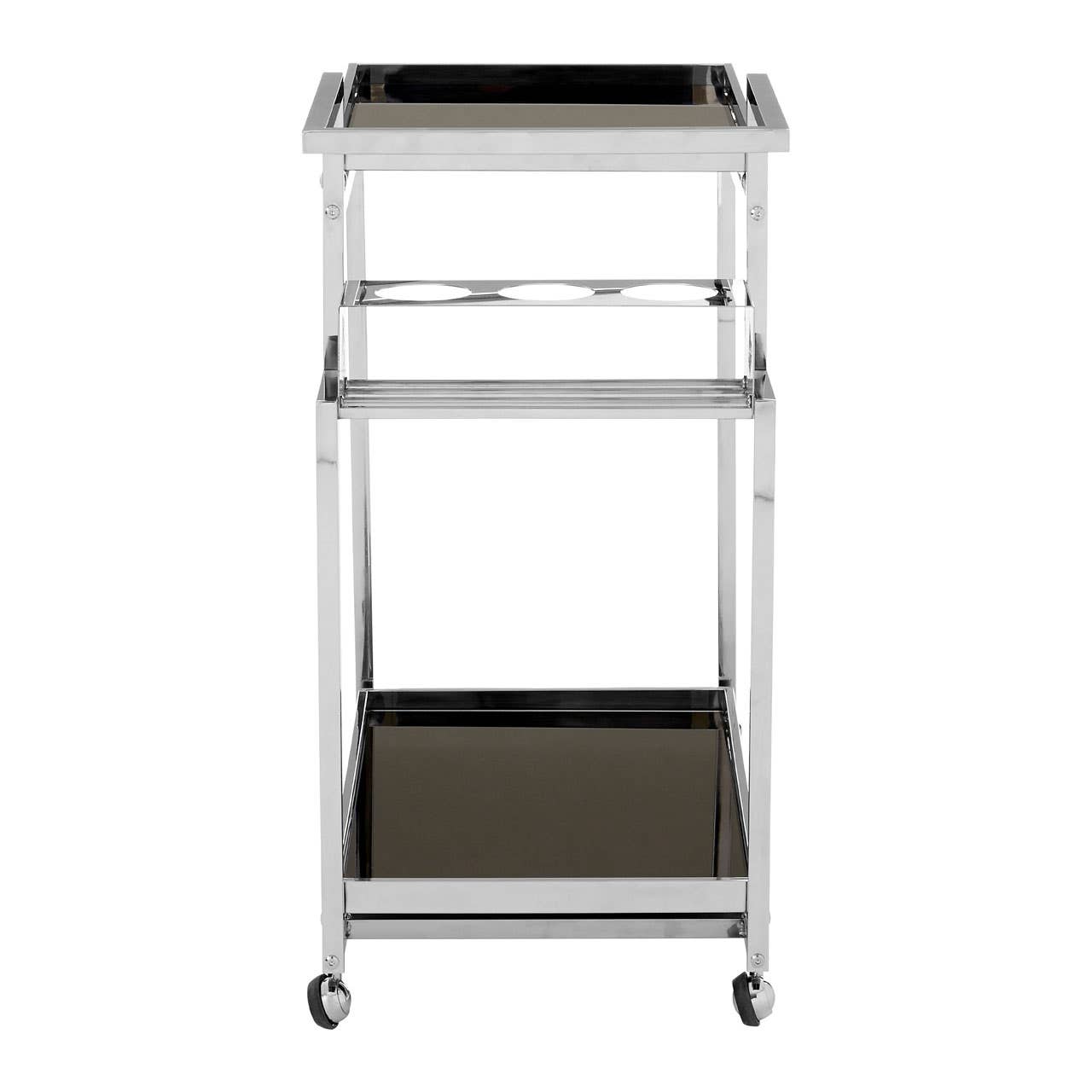 Sleek Wine Bottle Trolley