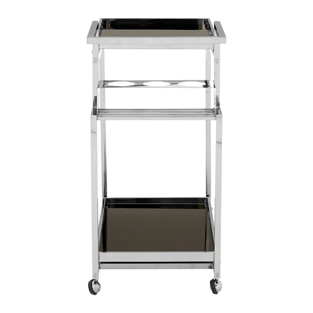 Sleek Wine Bottle Trolley