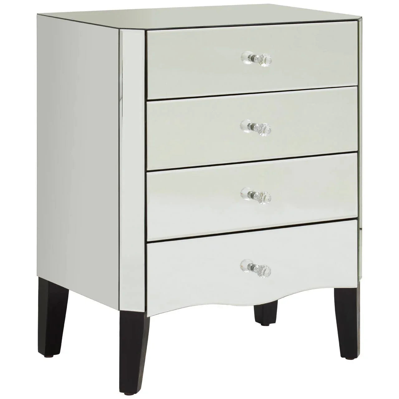 Luxe Mirrored Drawer Chest