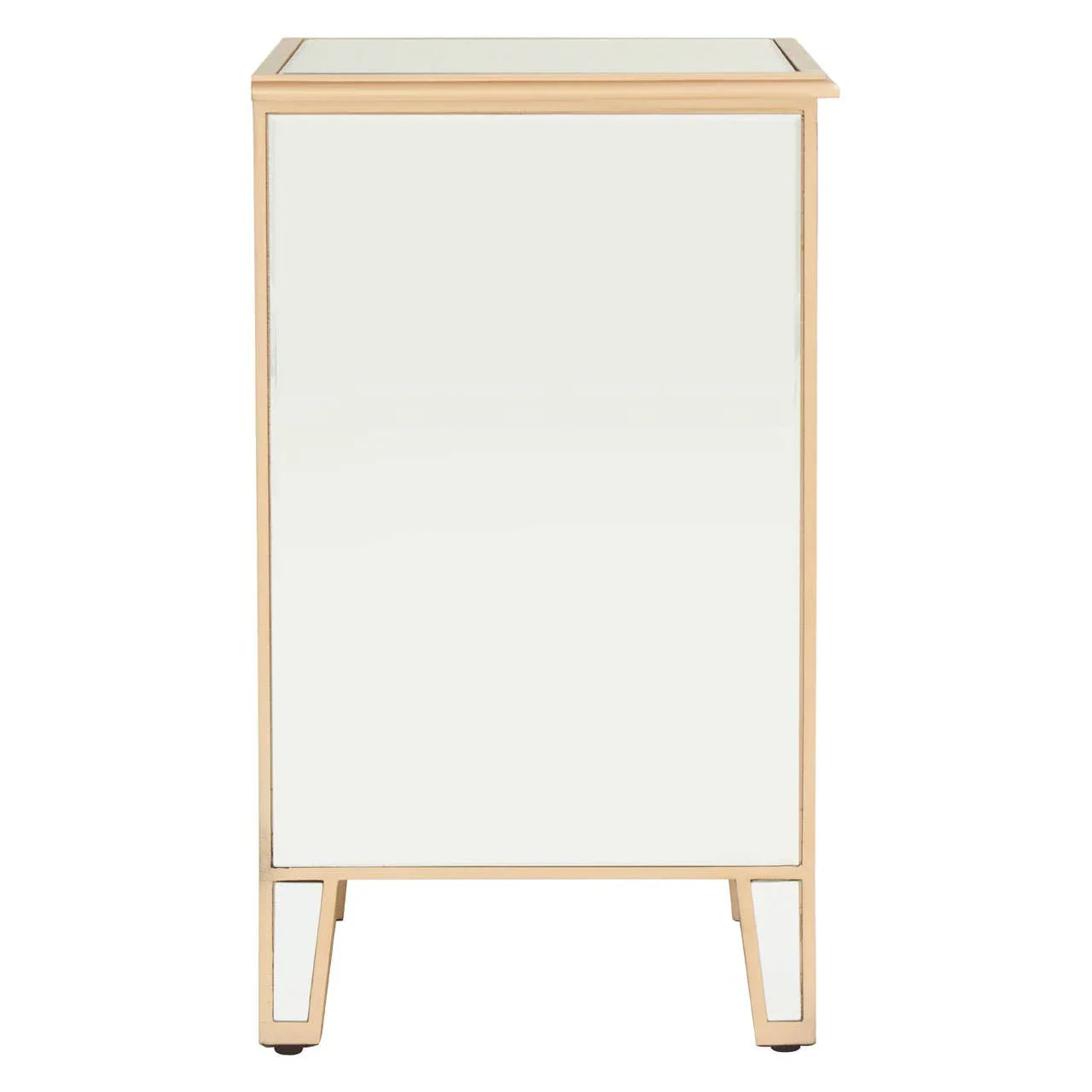 Rustic Pine Storage Side Table