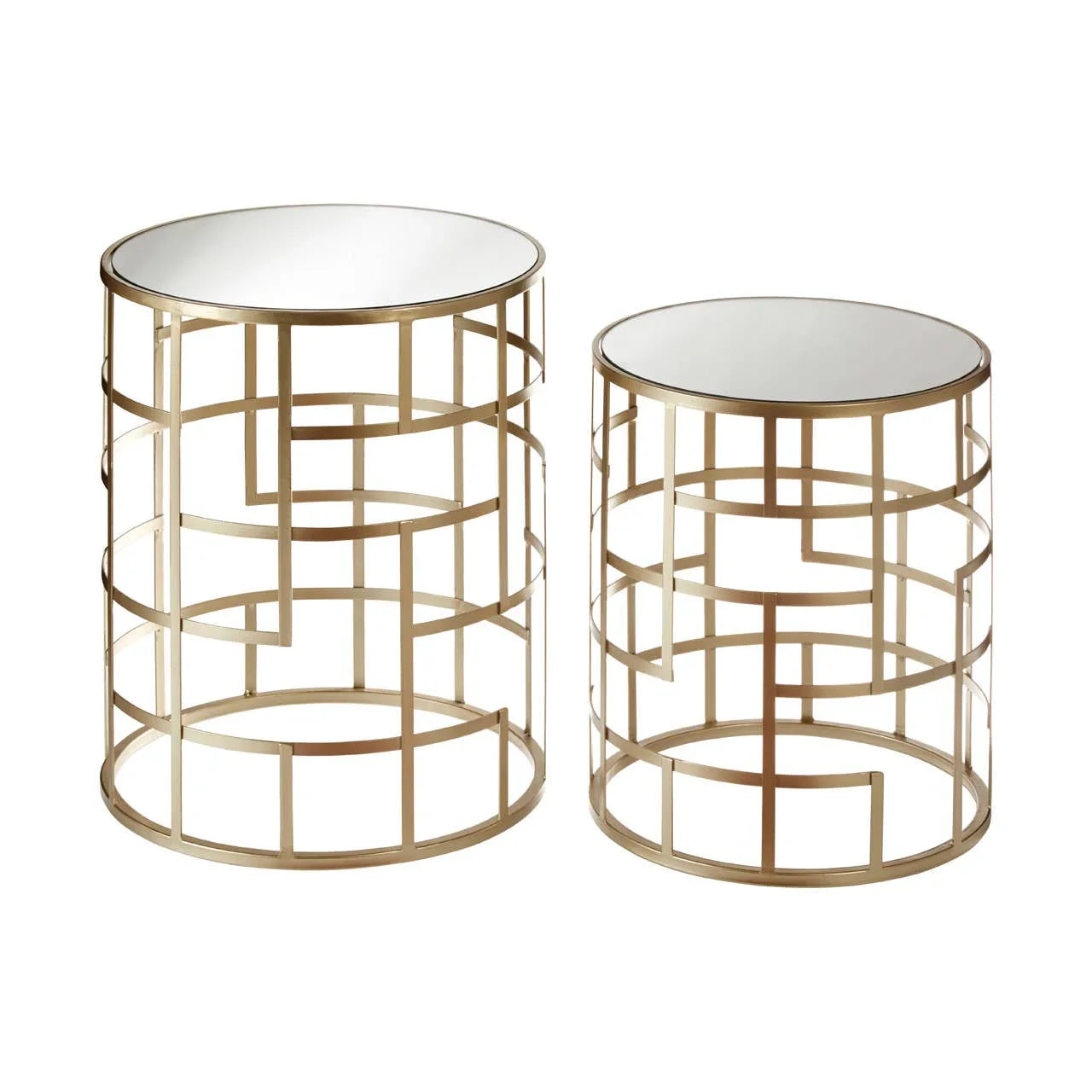 Champagne Glass Frame Tables