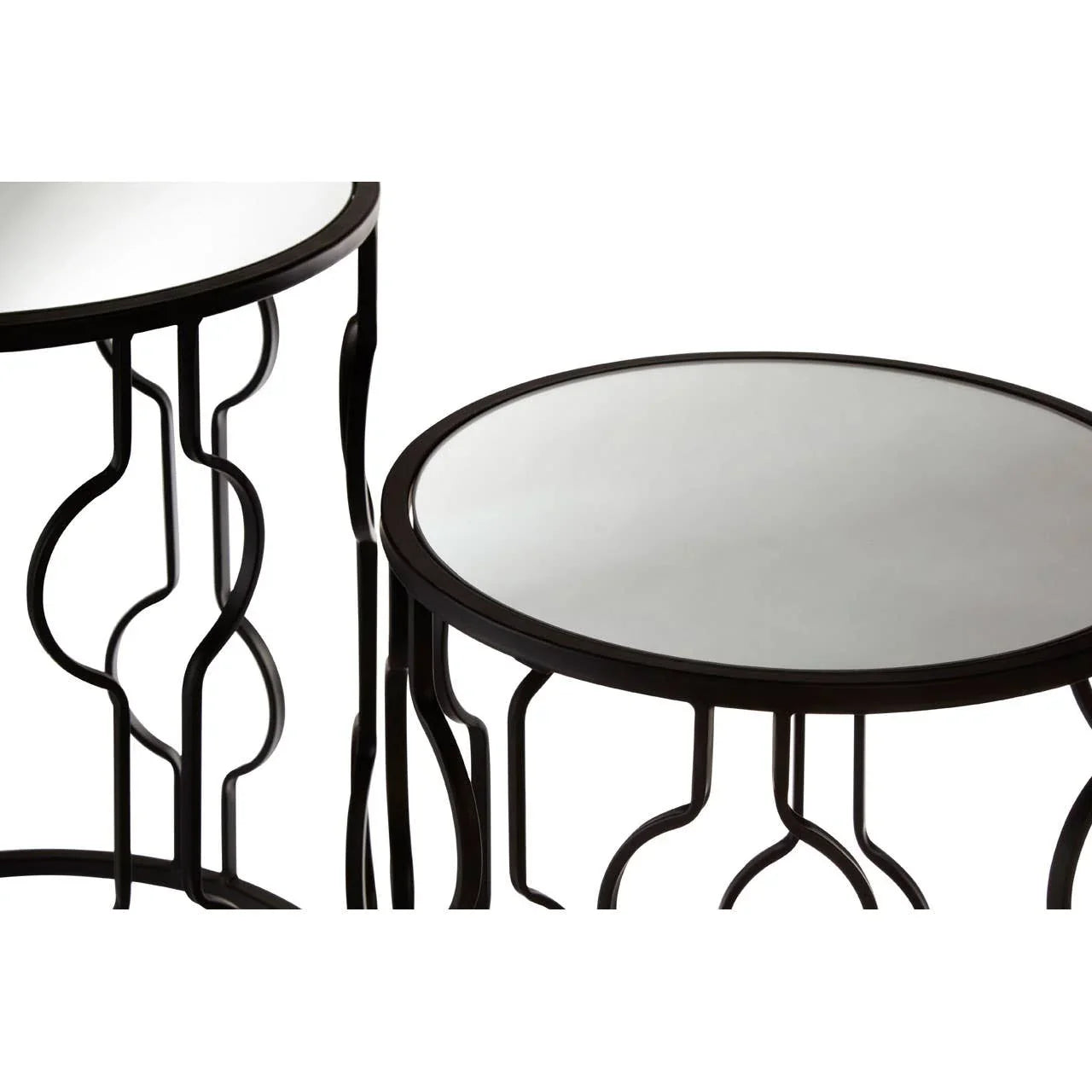 Undulating Iron Frame Tables