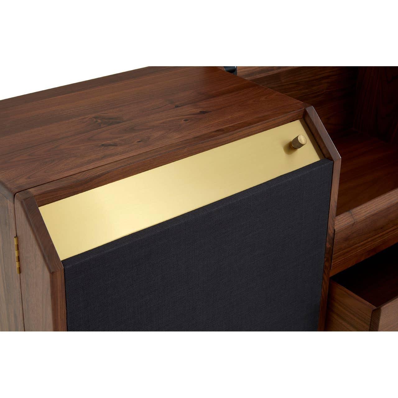 Elegance Defined Kenso Sideboard with Brass Accents