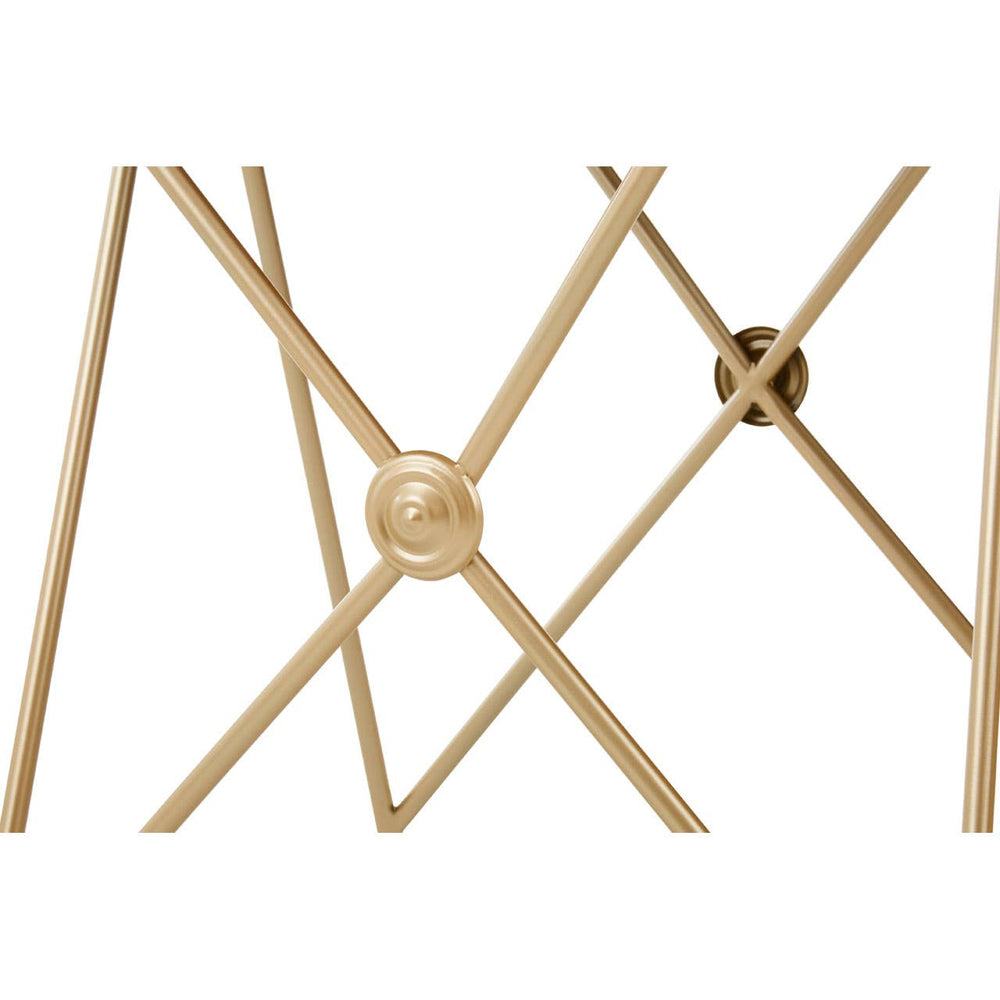 Golden Steel Side Tables Set